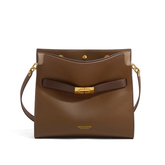 Leather women's bag CNOLES Κ104111Β2333L Brown Leather women's bag CNOLES Κ104111Β2333L Brown